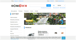 Desktop Screenshot of domitech.pl