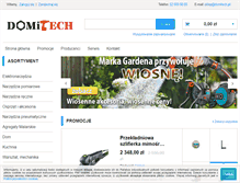 Tablet Screenshot of domitech.pl